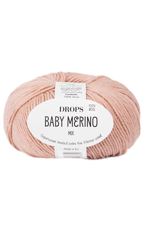 Pelote laine - Bleu - Baby Merino