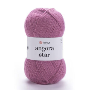 Angora Star cerise en pelote douce laine à tricoter