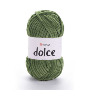 Photo nette pelote Dolce vert douce au premier plan