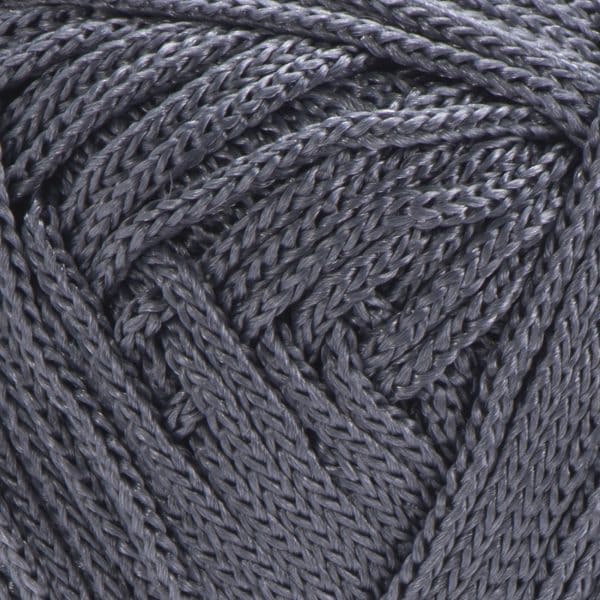 Fil macrame gris zoom détails fibres entrelacées nettes