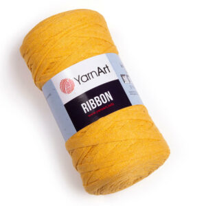 Fil Ribbon jaune bobine épaisse bien visible au centre