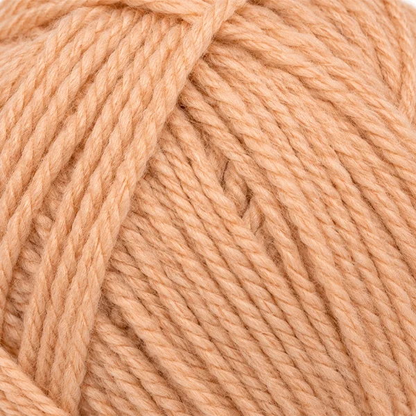 zoom sur la texture du fil colora cramel