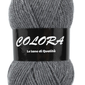 Zoom lumineux Colora gris fonce pelote pour tricot enfant