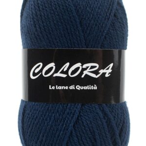 Gros plan sur maille fine fil Colora marine