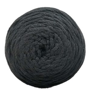 Zoom fibre douce et naturelle fil Marama noir