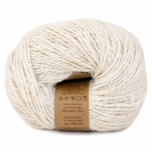 Vue pelote Papyrus naturel coton soie au premier plan