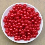 Lot 300 perles 4mm - rouge