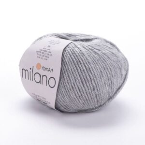 Pelote entière Milano gris douce et moelleuse
