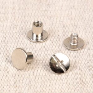 sachet de vis chicago, 8pcs argent