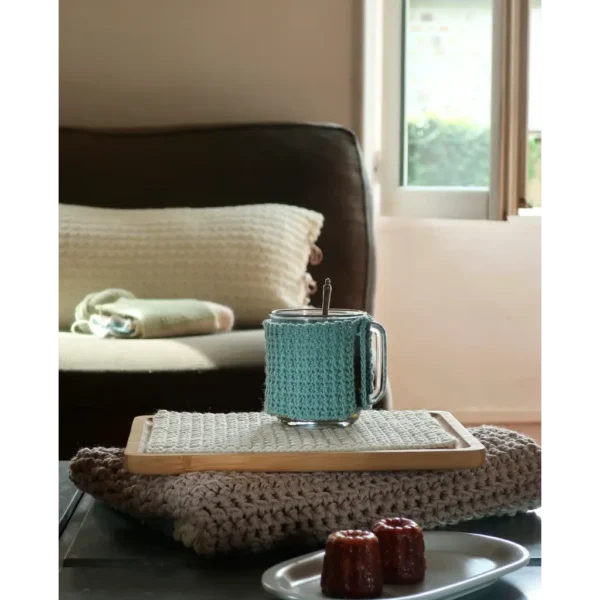 Ambiance chaleureuse Maison Au Crochet inspiration artisanale