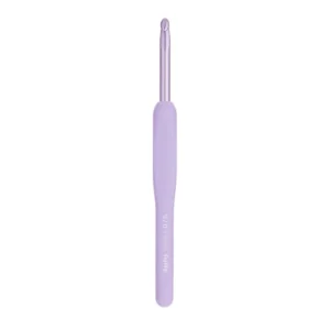 Crochet Tulip Softgrip MURASAKI Violet sur fond blanc 5,5