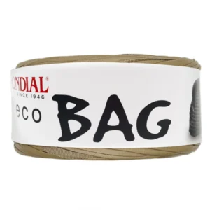 Eco Bag Mondial – Ruban Effet Cuir Chic Beige