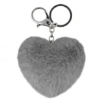 Pompon Porte Clés Cœur