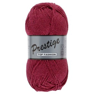 Pelote Prestige coton bordeaux lumineux reflets opalescents chics