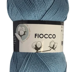 Fiocco bleu jeans fil coton crochet 2.5 - 3.5 zoomé