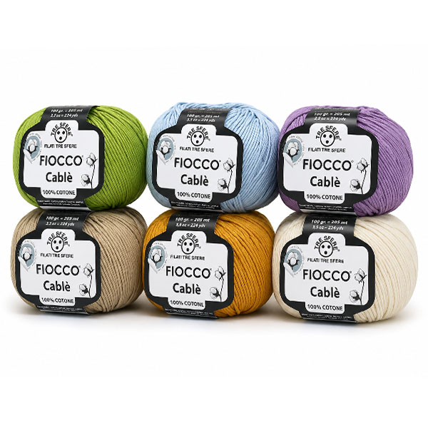 fiocco cable multiple couleur