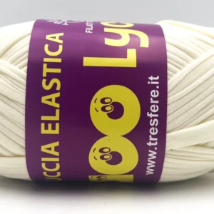 Ruban Lycra Premium couture et crochet crème