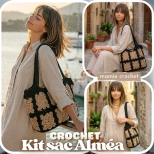 Kit Sac Alméa crochet sac bohème DIY