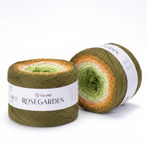 Rosegarden deux pelotes fil coton doux kaki