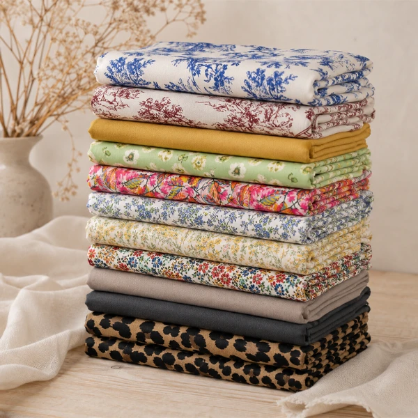 Coupon Coton 140x100cm tissu coton couture création DIY