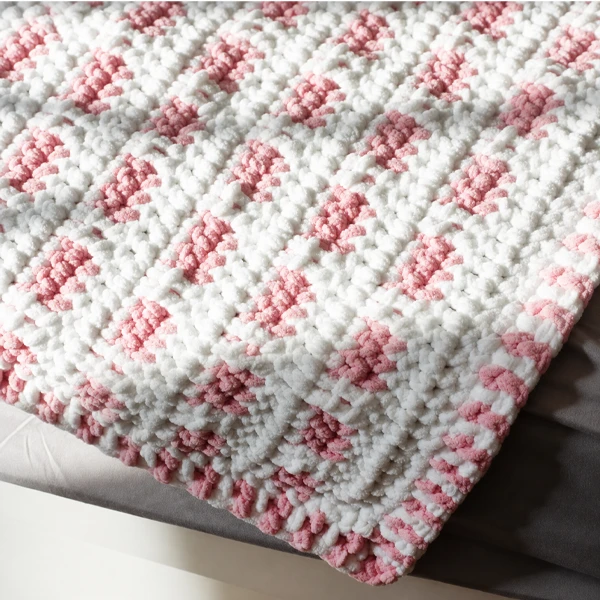 couverture réalisé en baby calinette