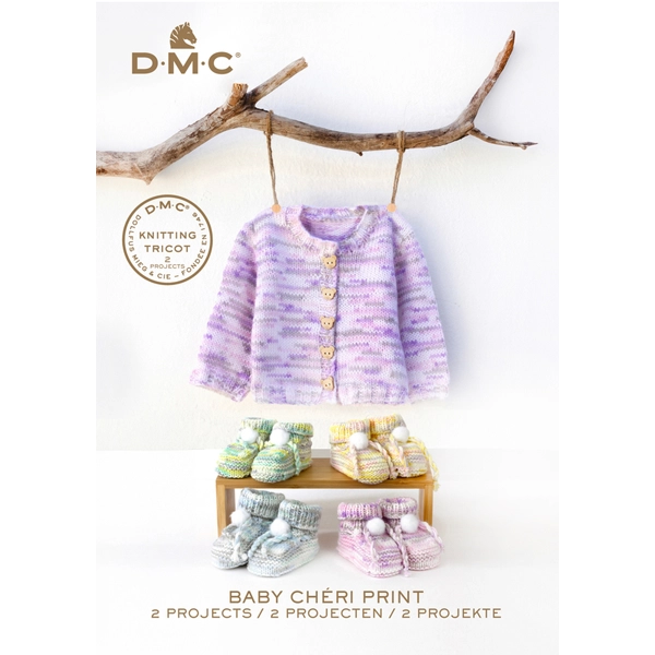 Livret De Modèles DMC Baby Chéri Print - 2 Projets bébé