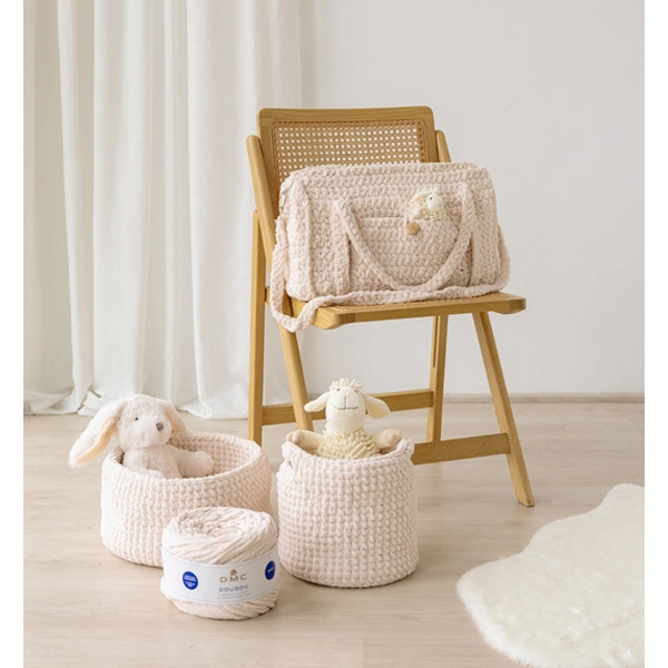 Livret De Modèles DMC Doudou - 3 Projets paniers décoratifs bébé