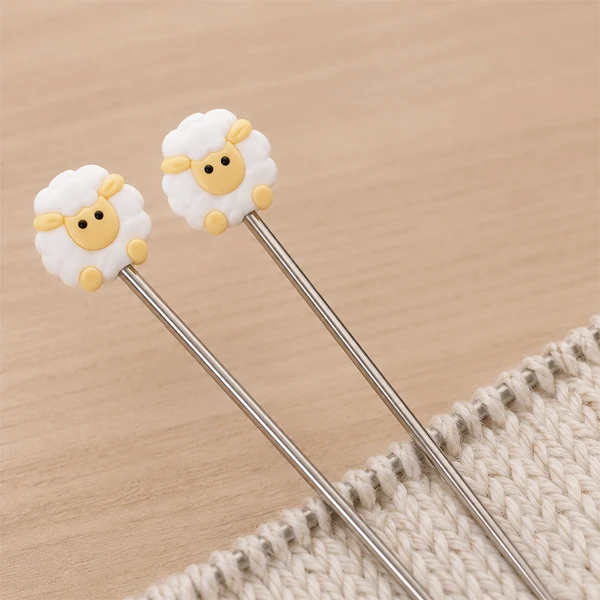 Protege Aiguille Mouton bouchons silicone aiguilles tricot accessoires pratiques