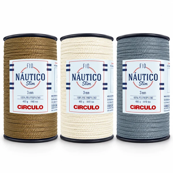 3 pelotes de circuli fio nautico slim 3mm au premier plan