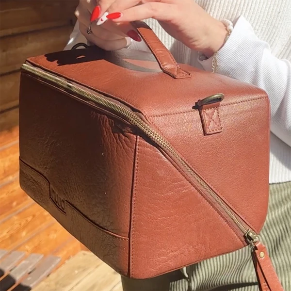 Cleo Midi Sac A Bandouliere Muud marron