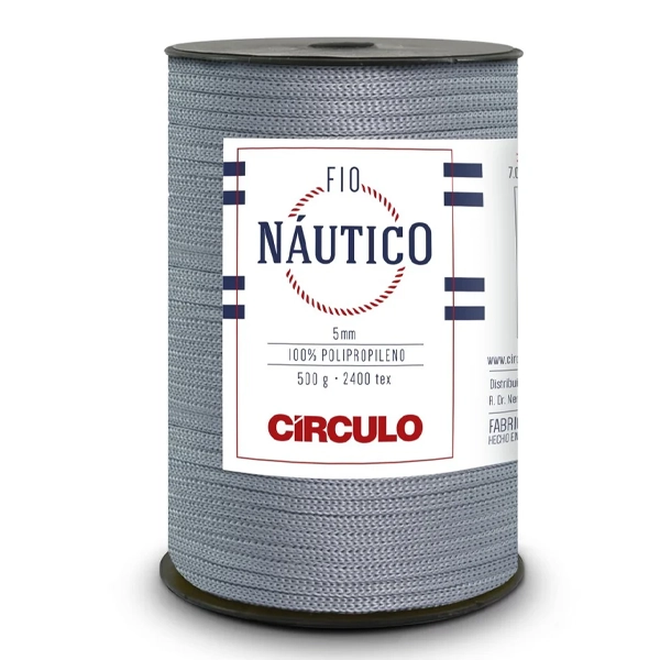 Circulo Fio Nautico Slim 5mm bobine créations décoratives gris