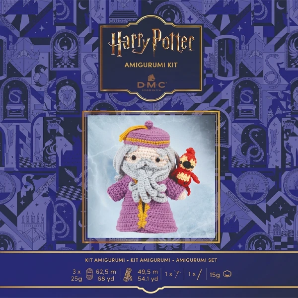 DMC Kit Amigurumi Harry Potter - Dumbledore crochet