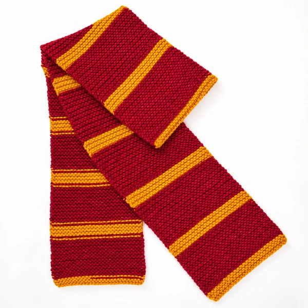 DMC Fil Spécial Harry Potter écharpe Gryffondor tricotée